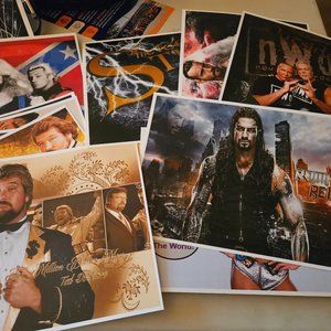 PRINTS OF WRESTLERS